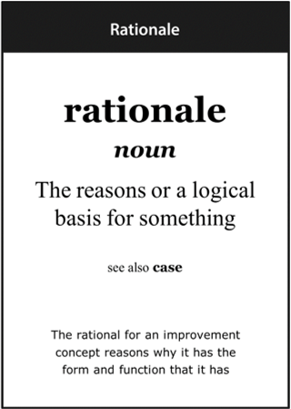 Image of the ‘rationale’ definition card