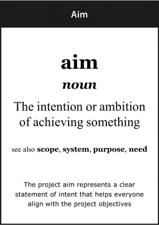 Image of Aim card