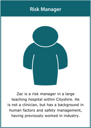 Image of the ‘risk manager’ stakeholder card