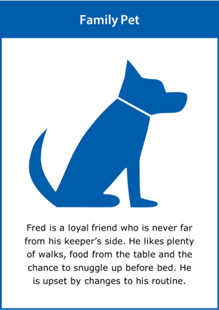 Image of Family Pet card
