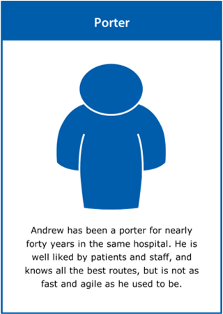 Image of the ‘porter’ stakeholder card